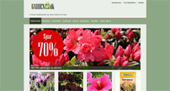 Desktop Screenshot of gardenshop.dk