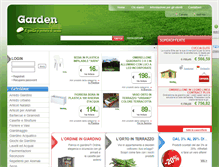 Tablet Screenshot of gardenshop.it